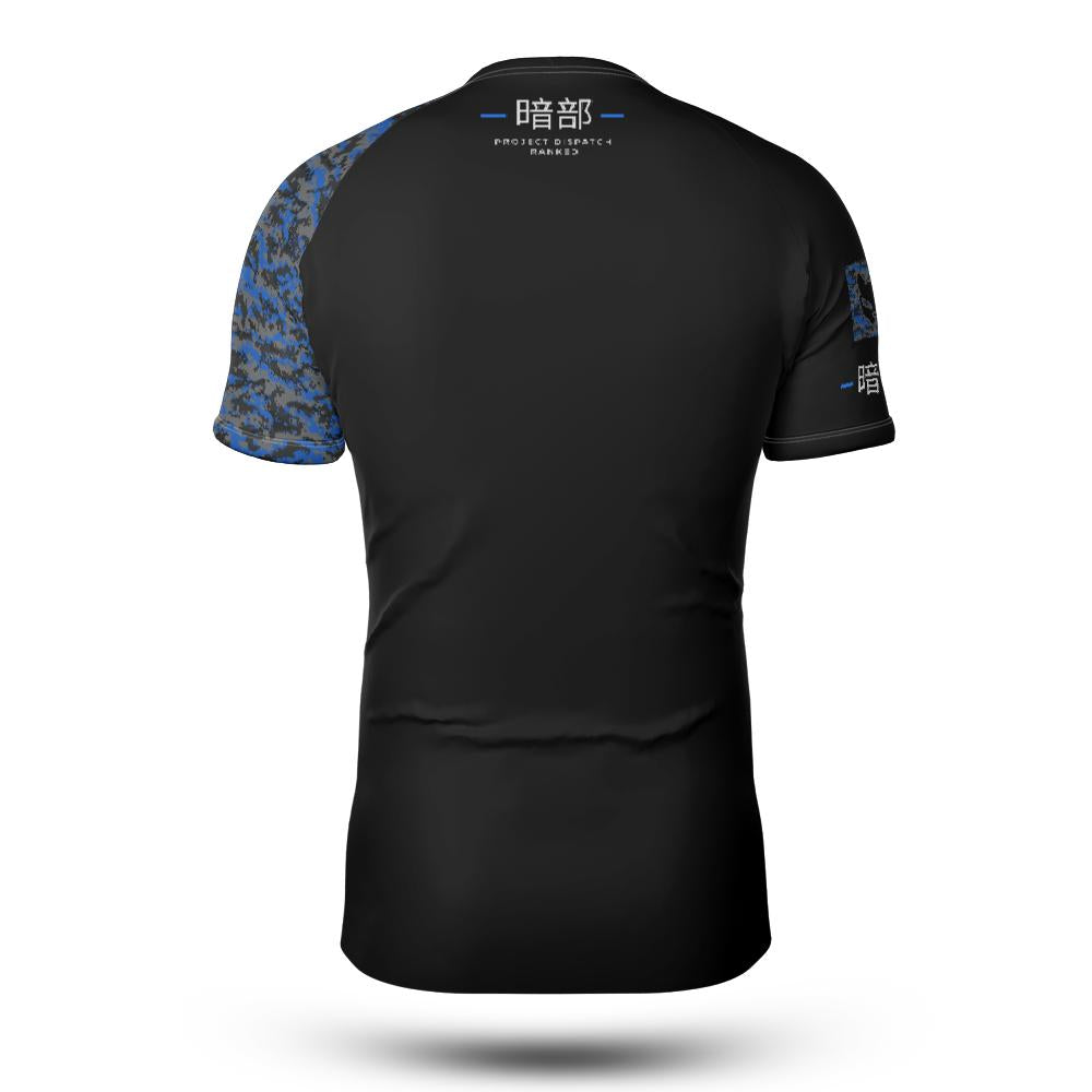 Ranked - Blue - Short Sleeve Rashguard