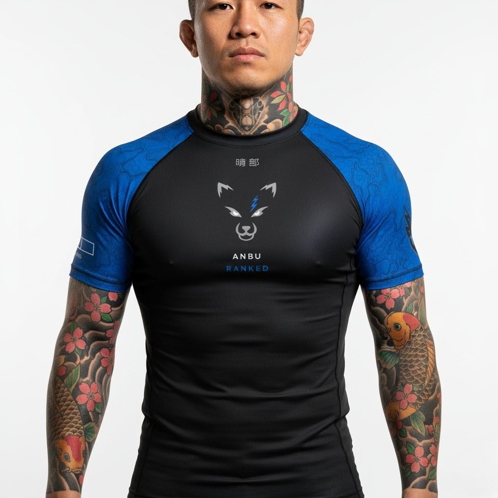 RANKED - Blue - Rash Guard