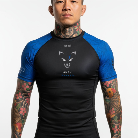 Ranked - Blue - Short Sleeve Rashguard