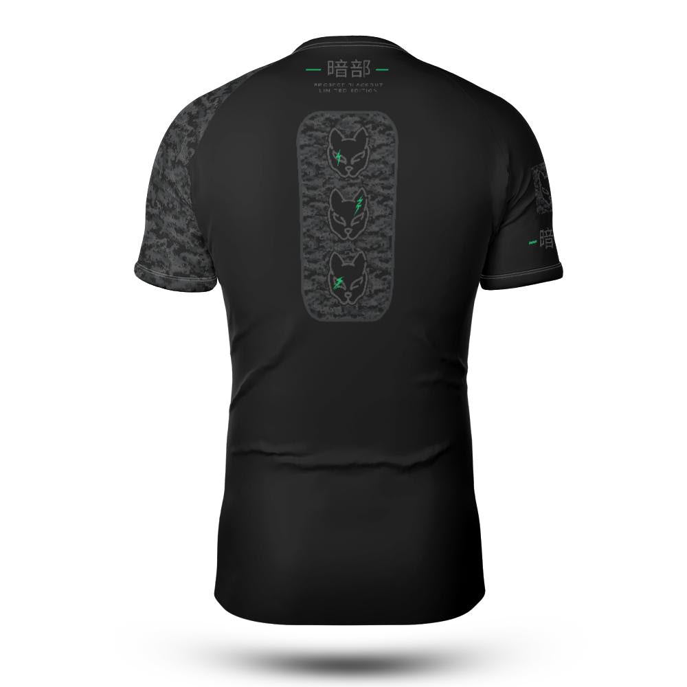 Project Blackout - Green - Short Sleeve Rashguard