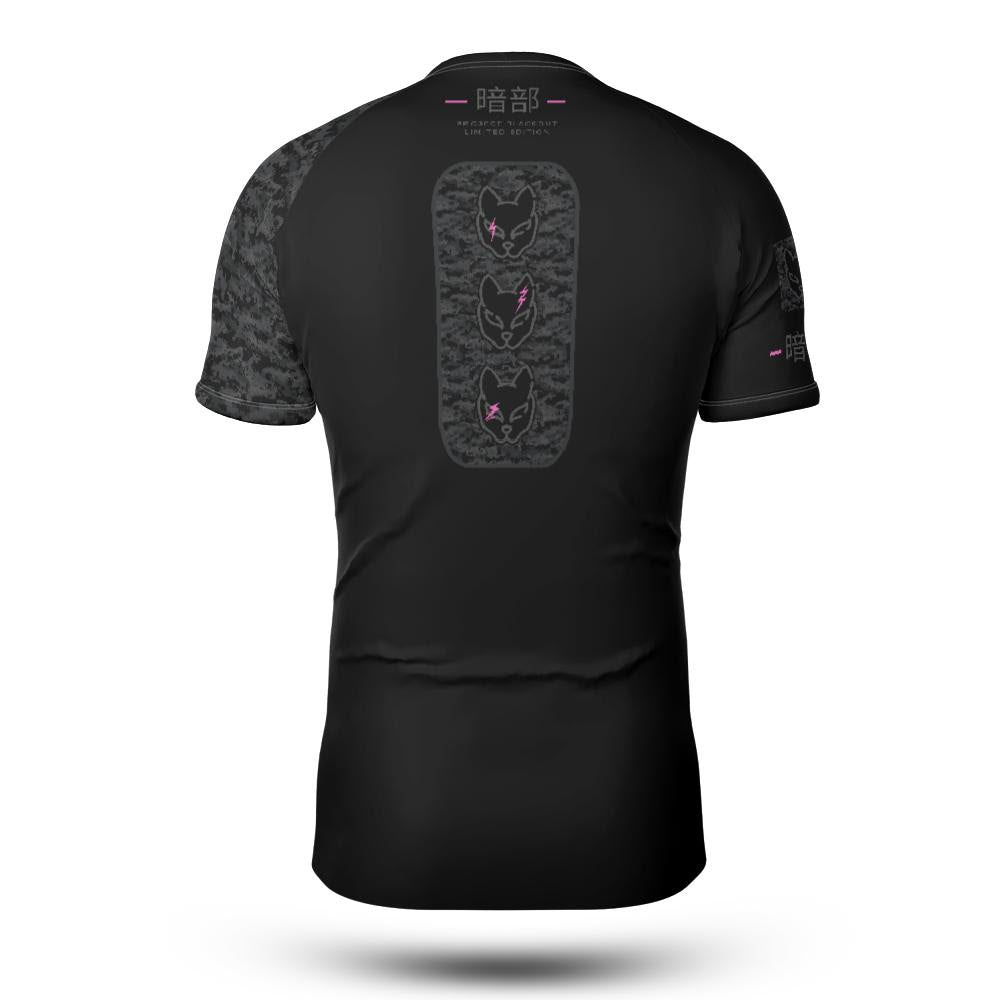 Project Blackout - Pink - Short Sleeve Rashguard