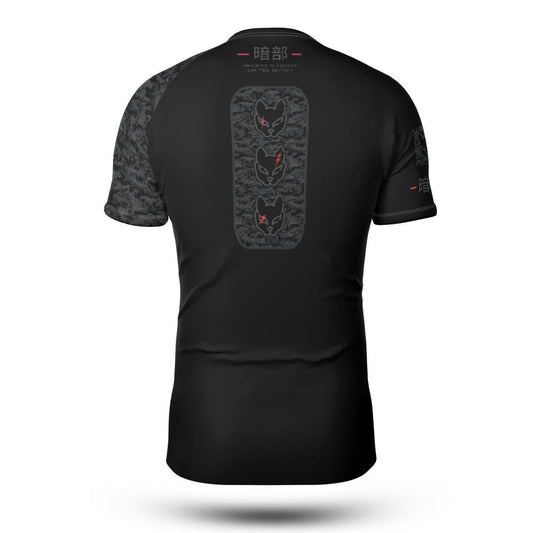 Project Blackout - Red - Short Sleeved Rashguard