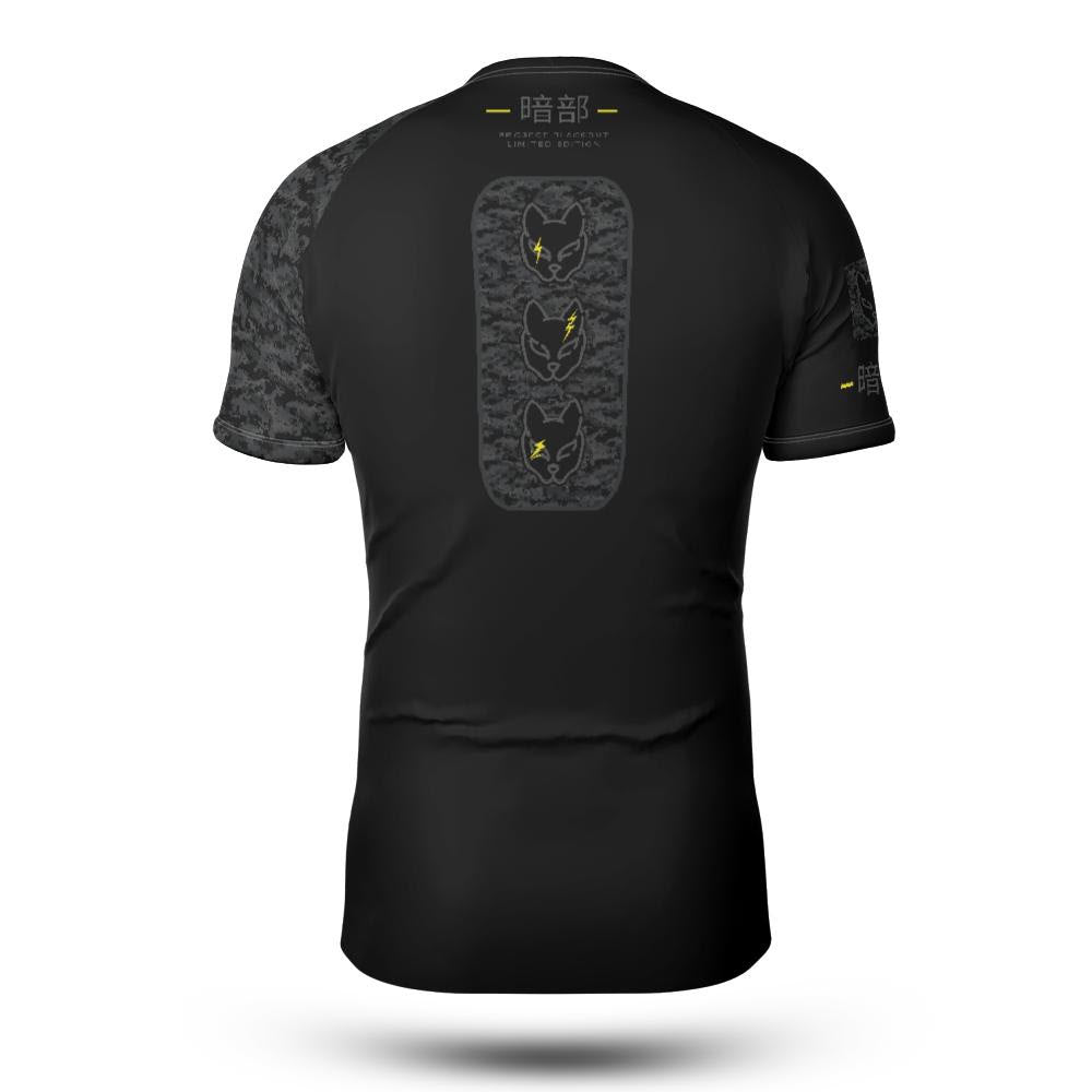 Project Blackout - Yellow - Short Sleeve Rashguard