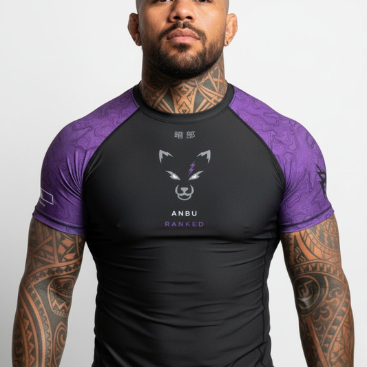 Ranked - Purple - Short Sleeve Rashguard
