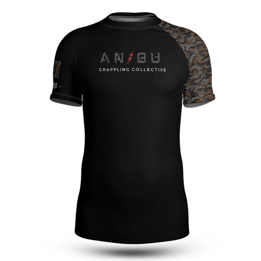 Ranked - Brown - Short Sleeve Rashguard