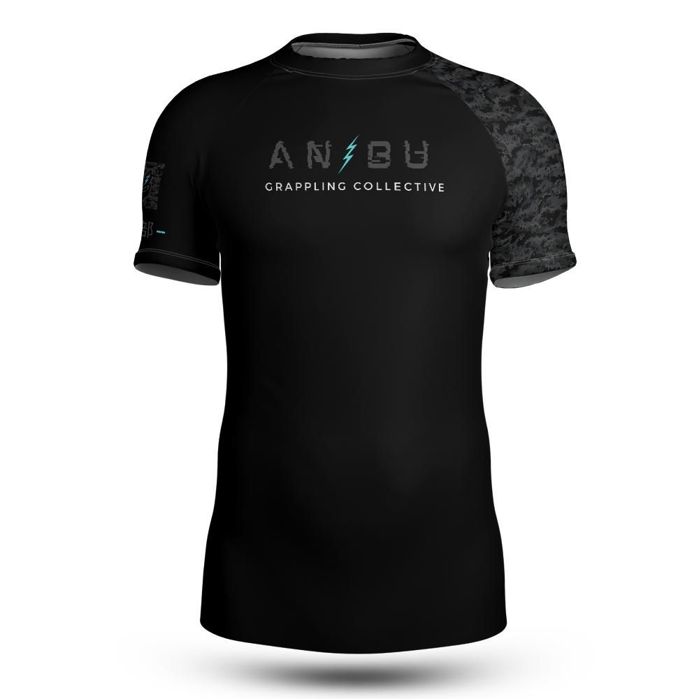 Project Blackout - Cyan - Short Sleeve Rashguard